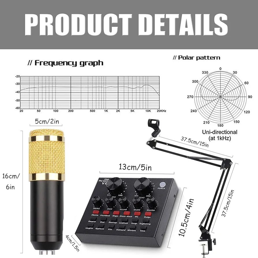Professional Condenser Microphone, - Image 5