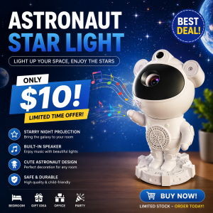 Astronaut Galaxy Projector
