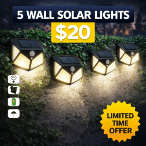 Solar wall lights