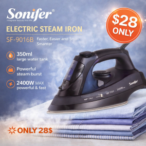 Electronic steam iron